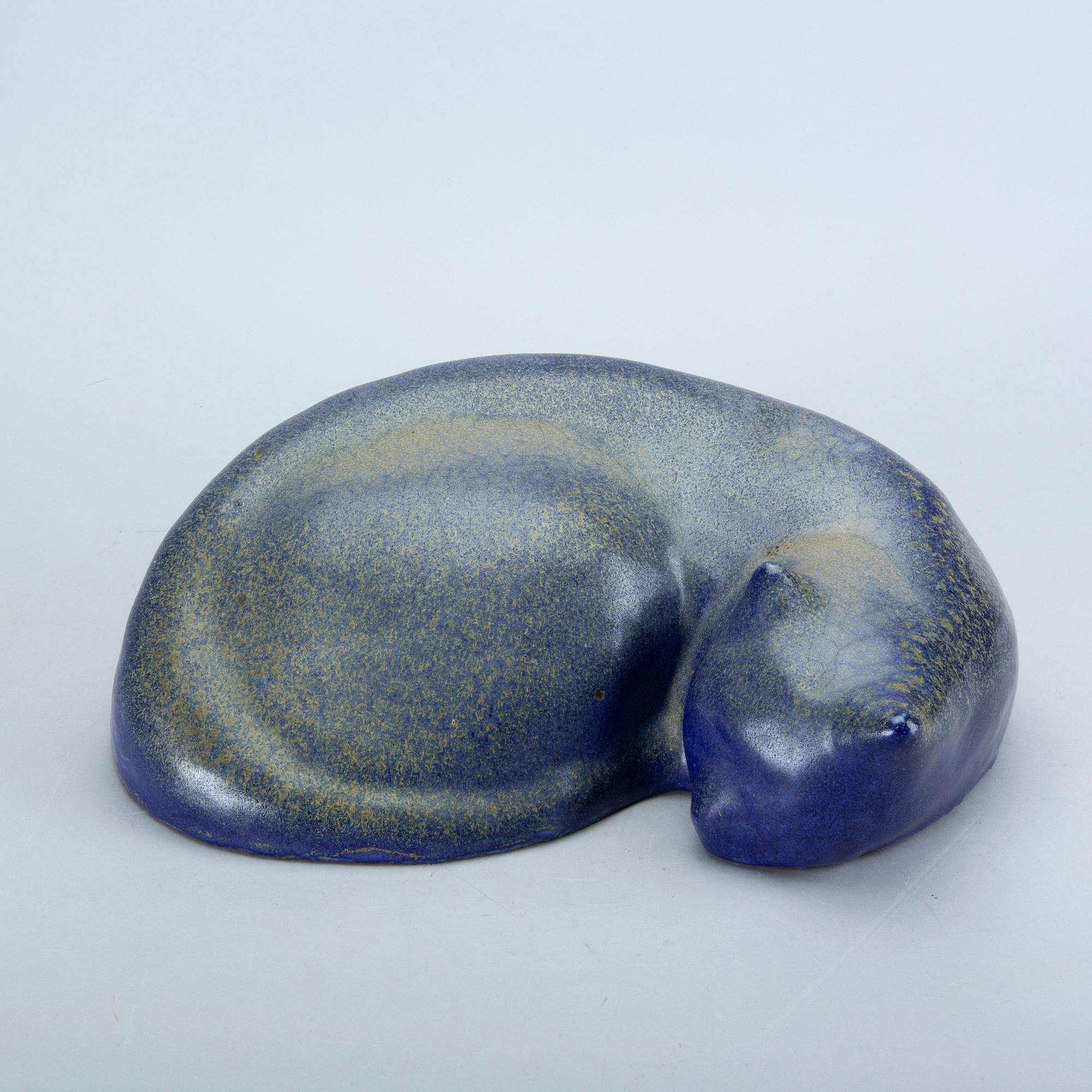 Ulla Kraitz, a signed ceramic sculpture.