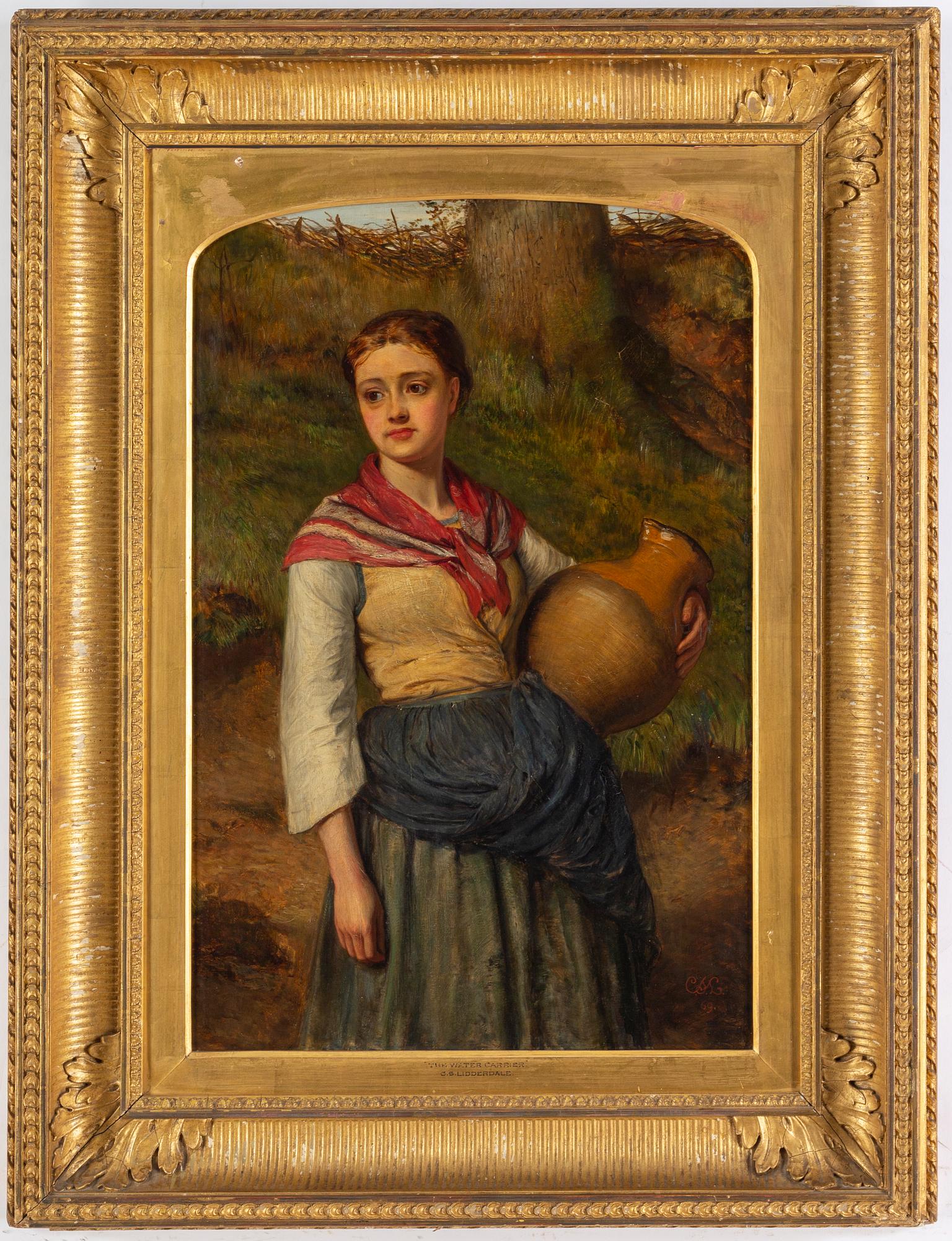 CHARLES SILLEM LIDDERDALE, olja på duk, signerad med monogram CSL och daterad 69.