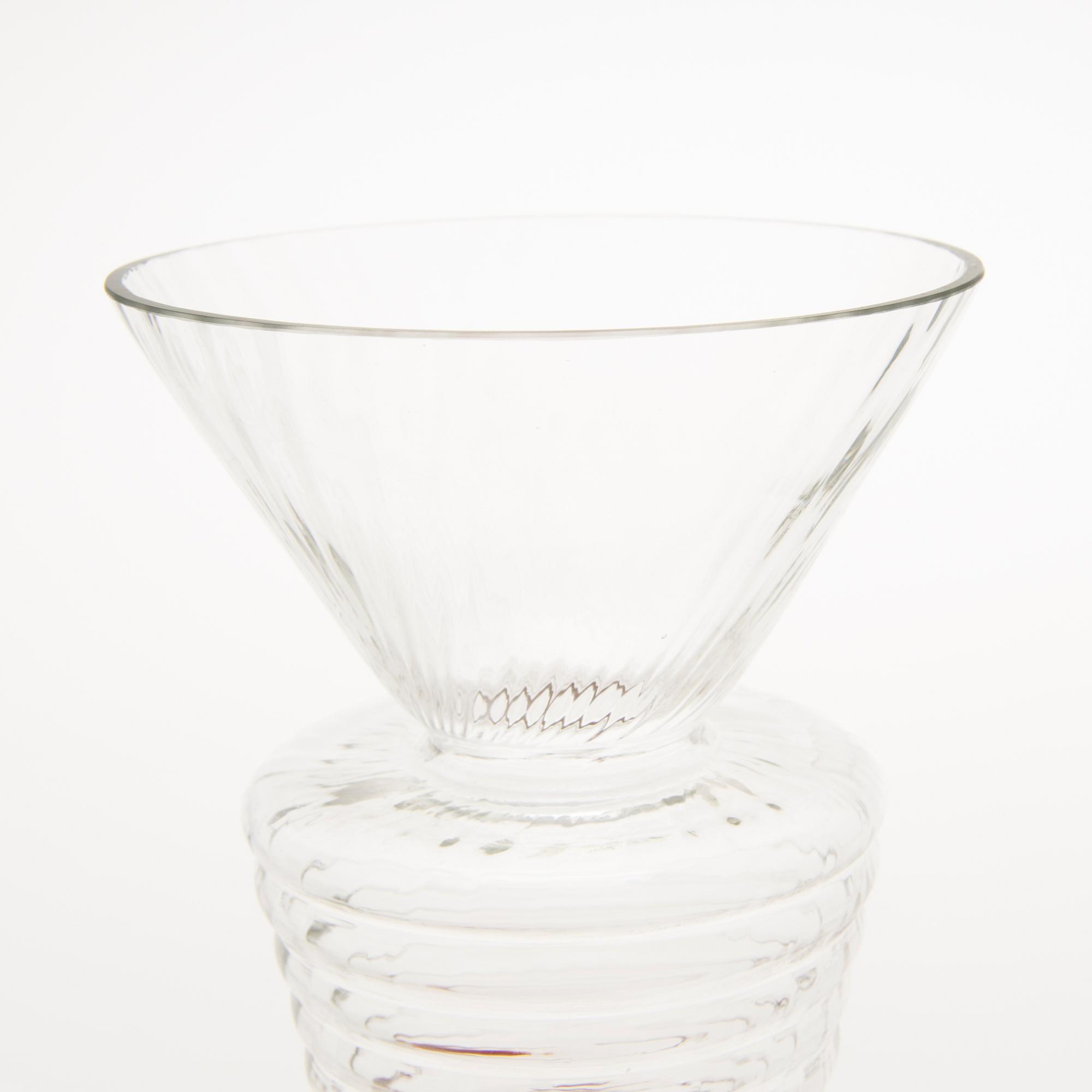 NANNY STILL Two Neptuna Glass Sculptures by Riihimäen Lasi Oy 1965-1966.