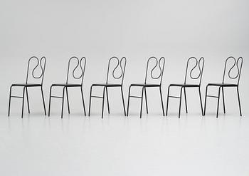 Jonas Bohlin, a set of 6 'Liv' chairs, Jonas Bohlin Design AB, Stockholm, post 1997.