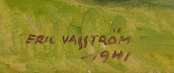 ERIC VASSTRÖM (FINLAND), oljemålning, signerad och daterad 1941.