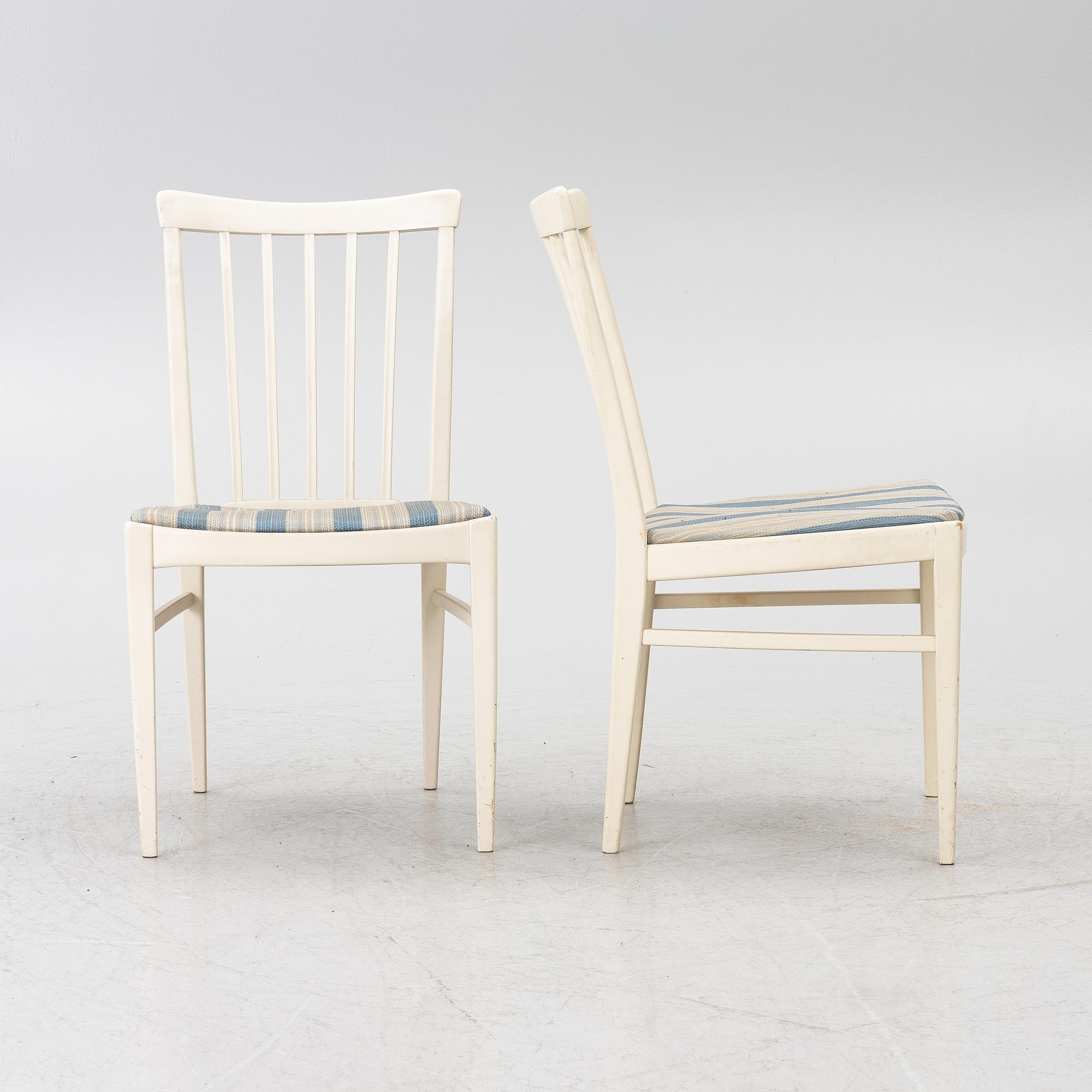 Carl Malmsten, Dining set, 7 pieces, "Herrgården", Bodafors, 1961.