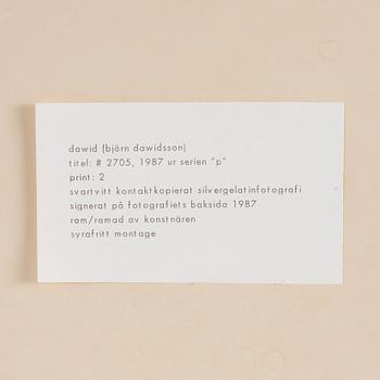 Dawid (Björn Dawidsson), "#2705", 1987.