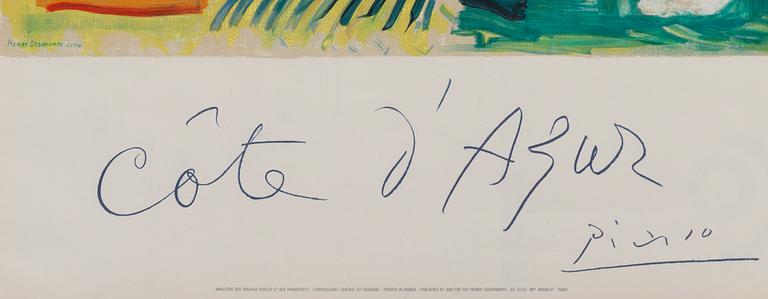 Pablo Picasso, after, "Côte d'Azur".