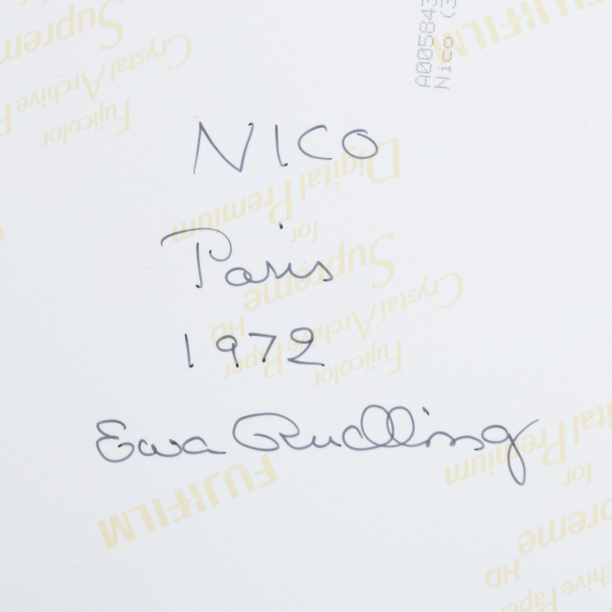 Ewa Rudling, "Nico, Paris 1972".