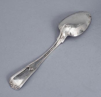 RAGUSKED, silver, Gustav Dahlgren, Malmö 1862. Vikt 81 gram.