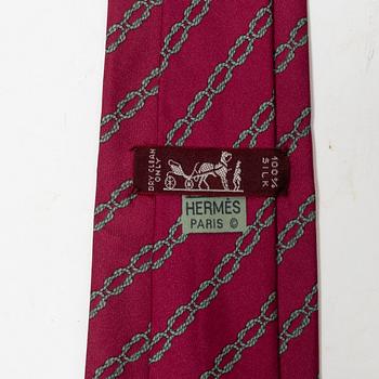 Hermès, slipsar, 3 st.