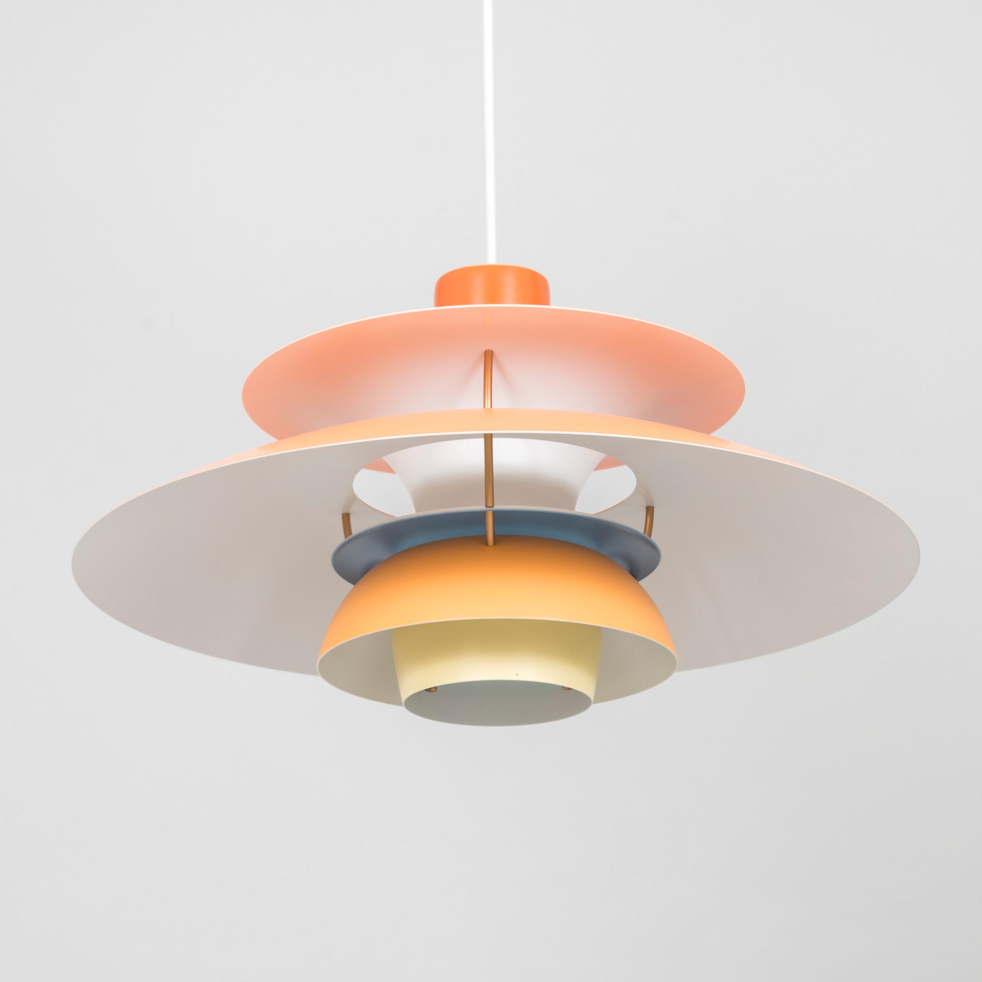 Poul Henningsen, A 'PH5' pendant light, Louis Poulsen, Denmark.