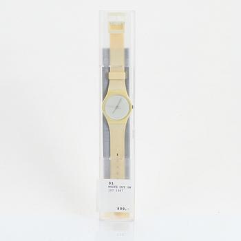 Swatch, White Out, wristwatch, 34 mm.