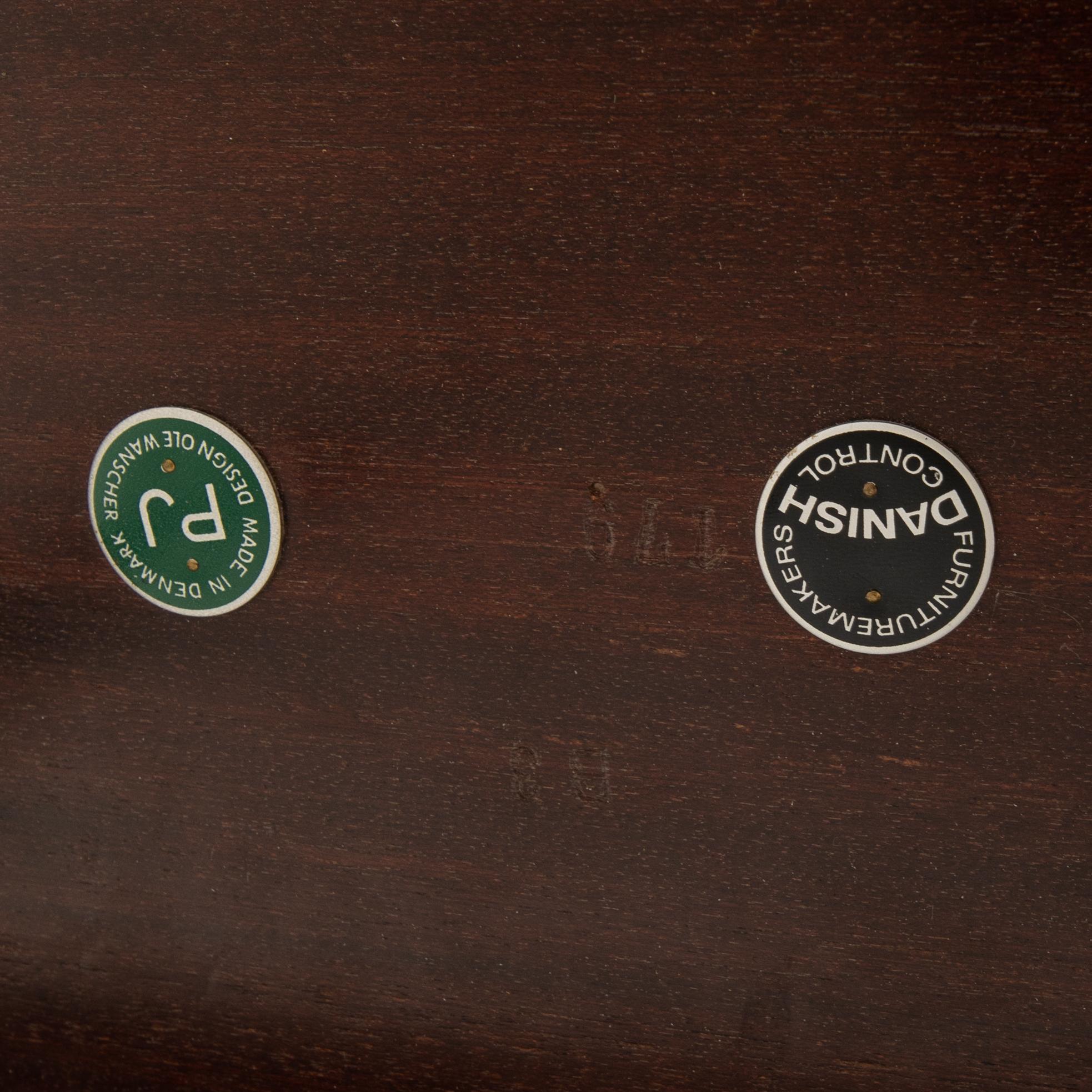 Ole Wanscher, ining table "Rungstedlund" for P Jeppesen Denmark 1960s.