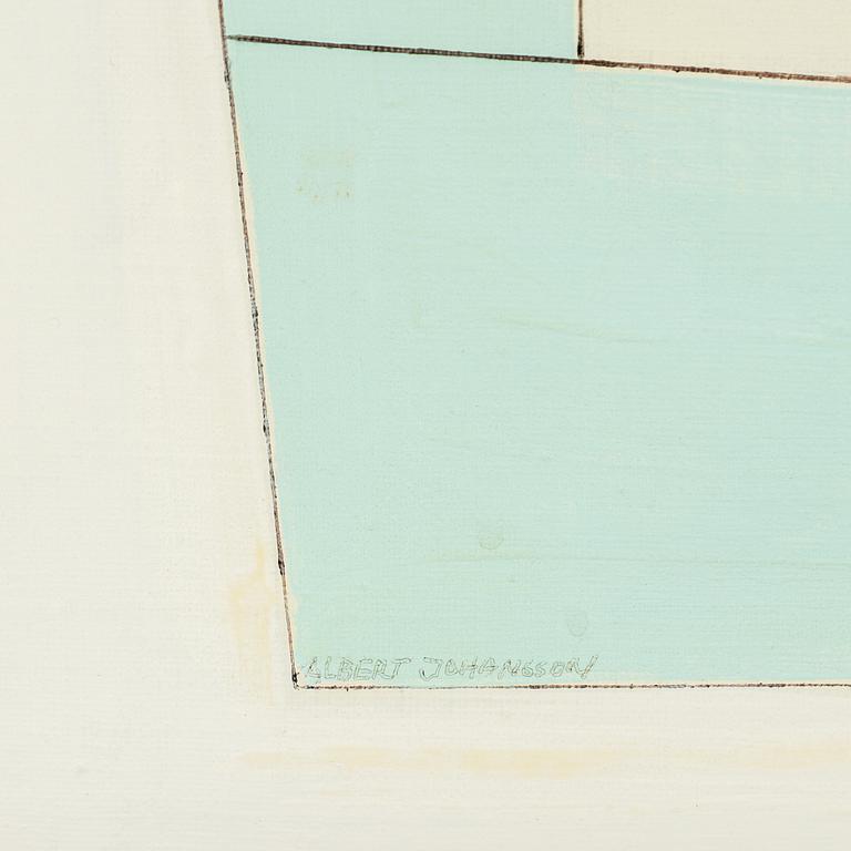 ALBERT JOHANSSON, oil on canvas, signed.