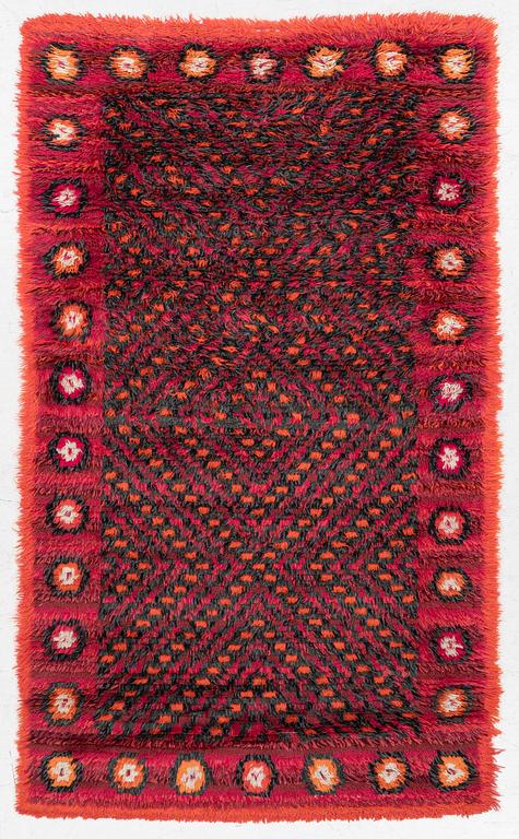 Elsa Gullberg, Attributed, rya. approx. 200 x 120 cm.