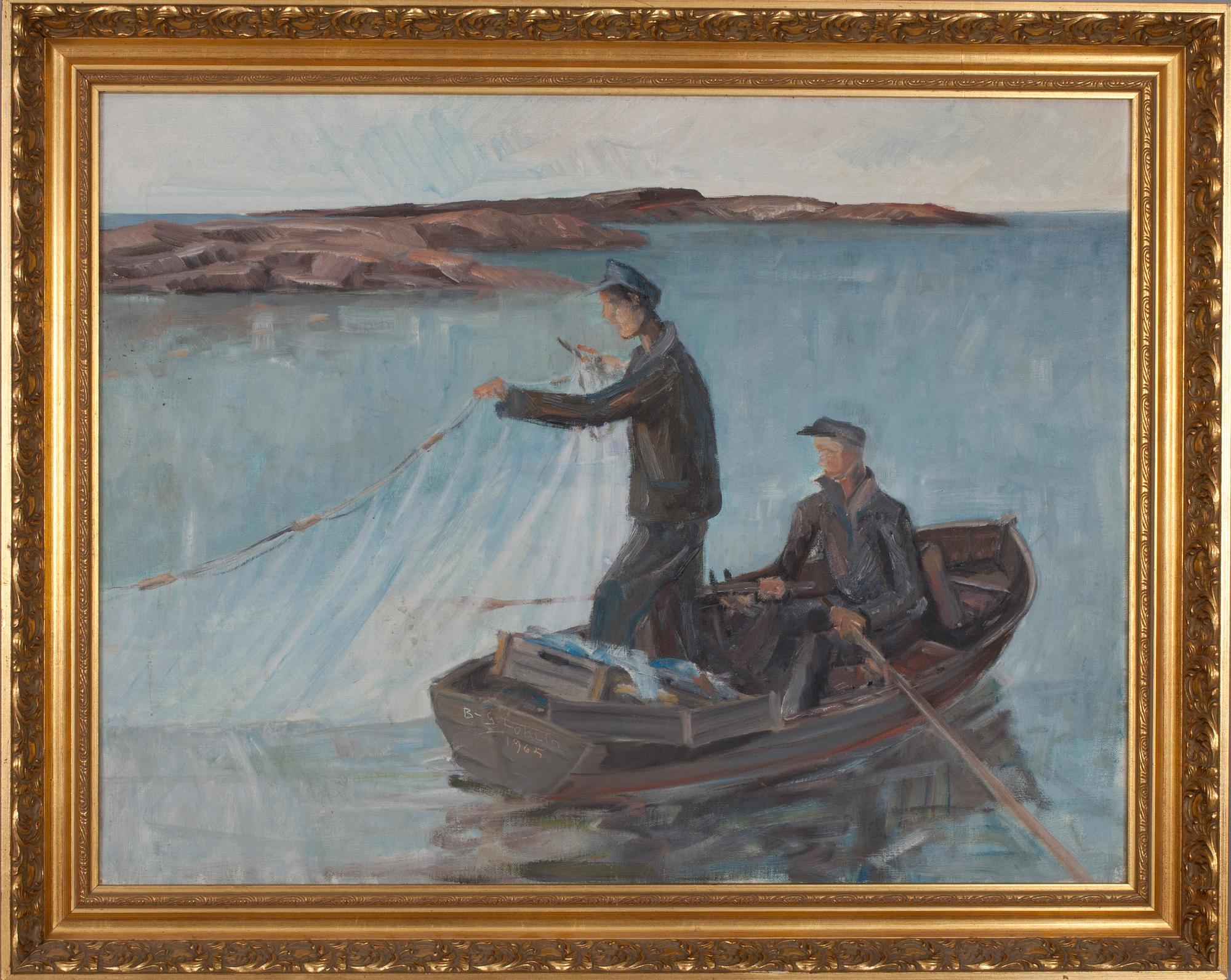 BROR GÖSTA FOHLIN, öljy kankaalle, sign. ja päiv. 1965.