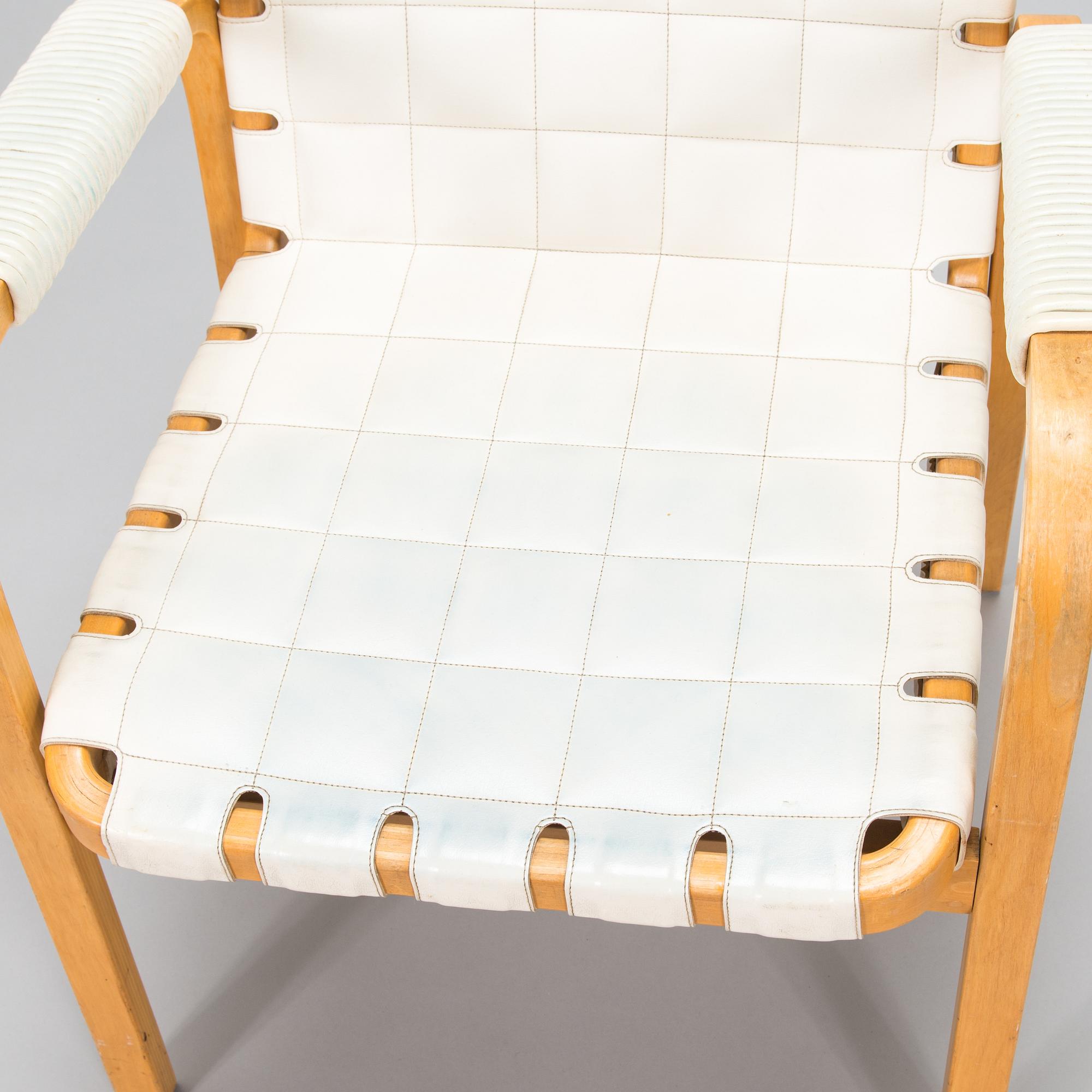 Alvar Aalto, a late 20th century '45 armchairs for Artek.