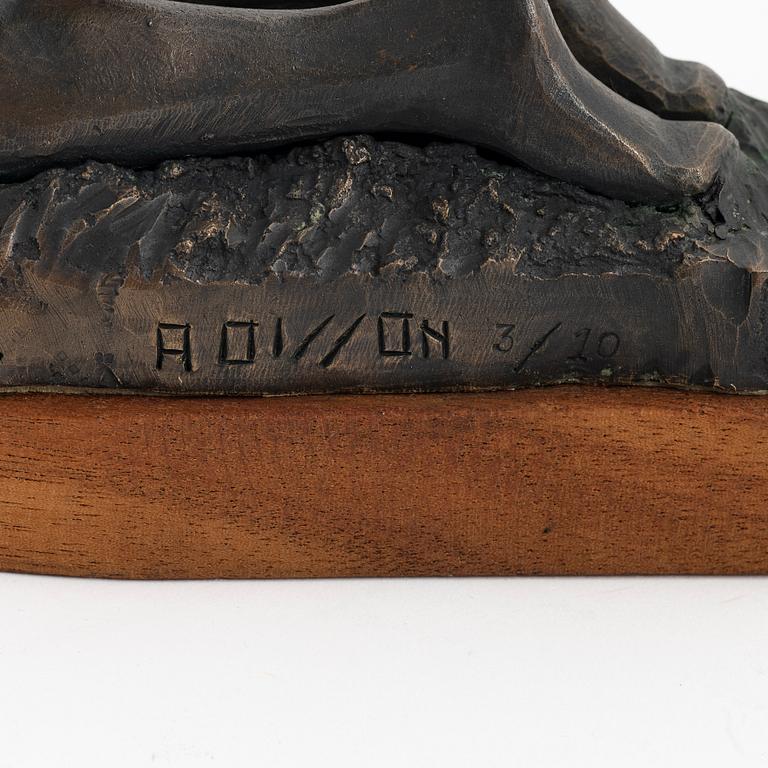 Axel Olsson, sculpture, bronze, isgned and numbered 3/10.