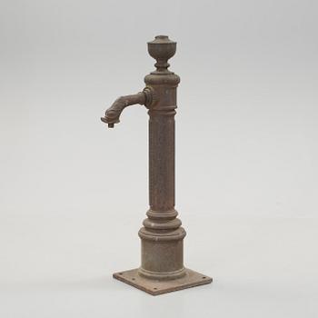 VATTENPUMP, gjutjärn, Park & Co Göteborg, omkring 1900.