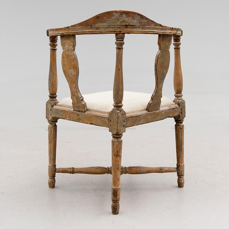 PUDERSTOL, gustaviansk, 1700-talets andra hälft.
