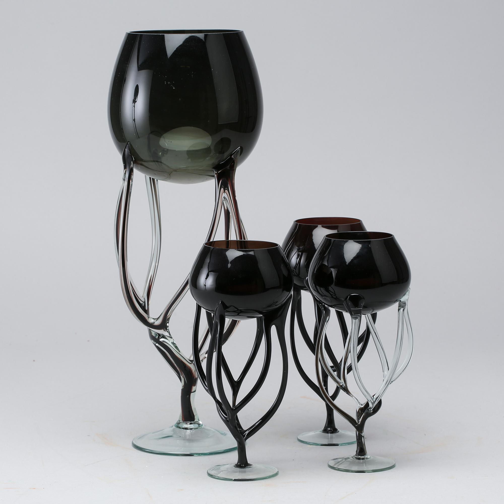 JOZEFINA KROSNO, 4 
parts of glass. 2000-tal.