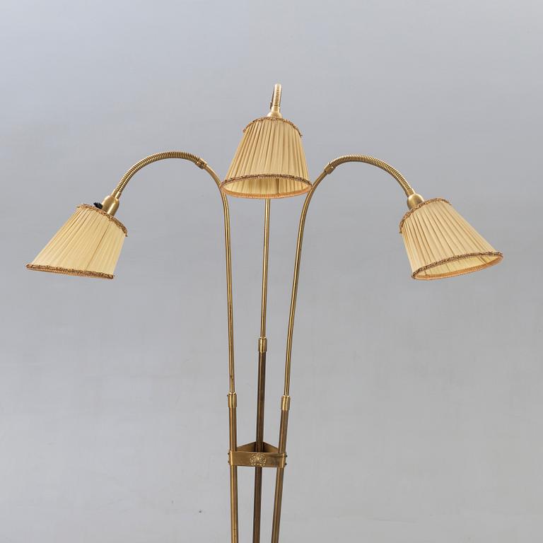 Golvlampa, 1940-tal, 3-armad.