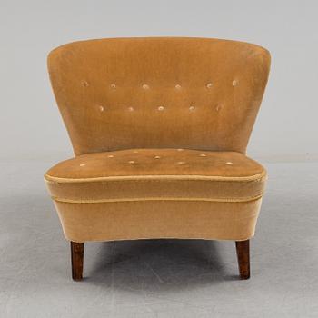 A 1950s easy chair by Gösta Jonsson, Jönköping, Sweden.