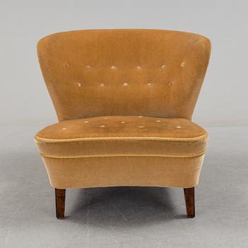 A 1950s easy chair by Gösta Jonsson, Jönköping, Sweden.