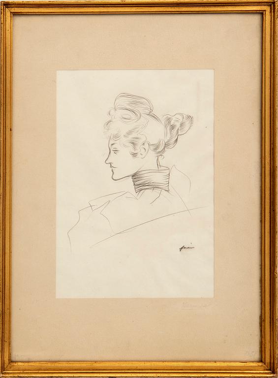 Jean Louis Forain, Modellstudie.