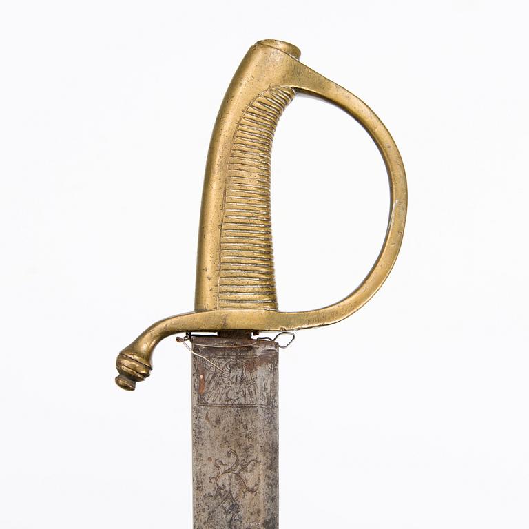 A Russian short sword, model 1817.