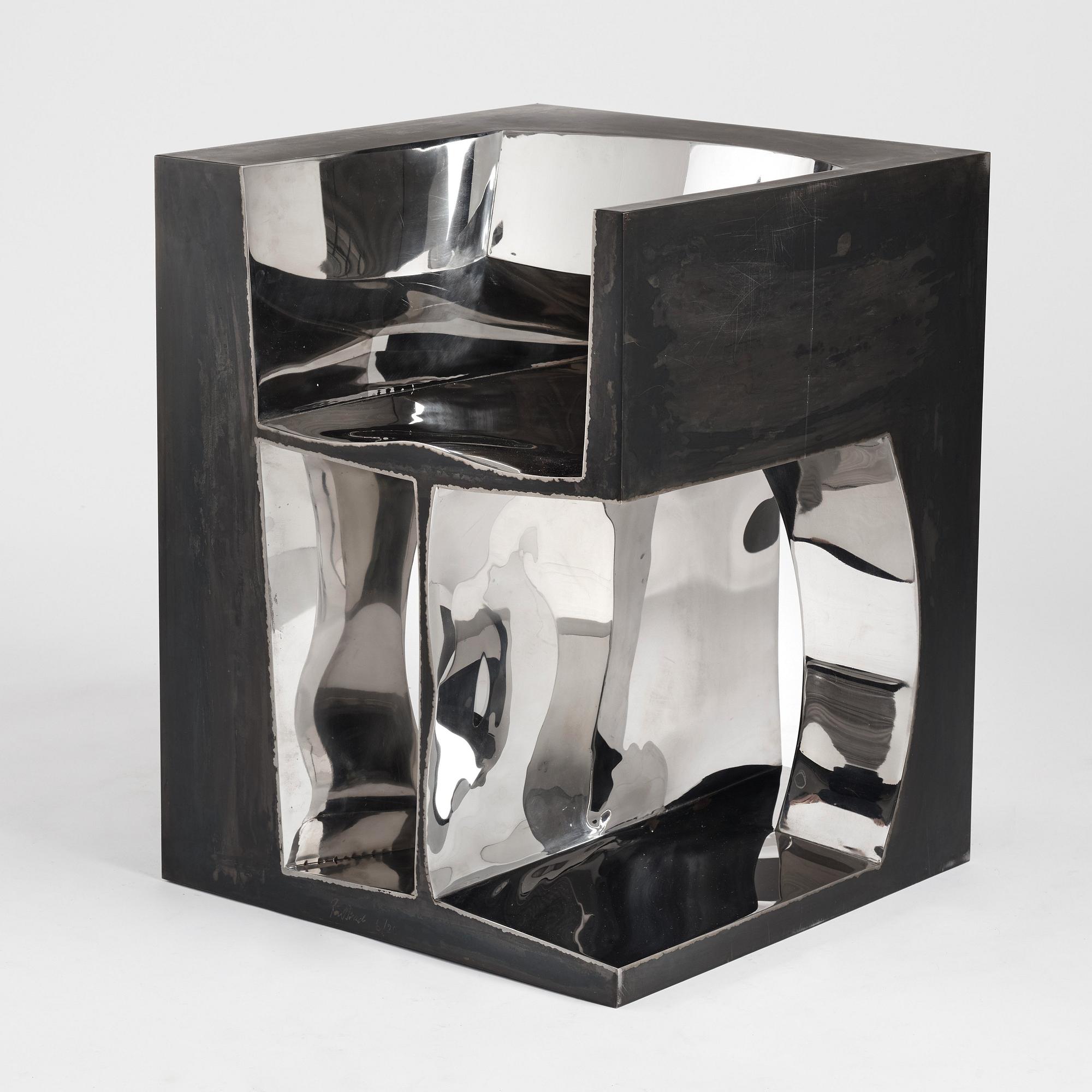 Ron Arad, a "2 R NOT" chair, 1992, no 6 in an edition of 20.