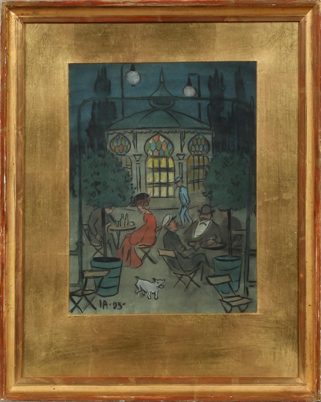 IVAR AROSENIUS, blandteknik, monogramsignerad och daterad -03.