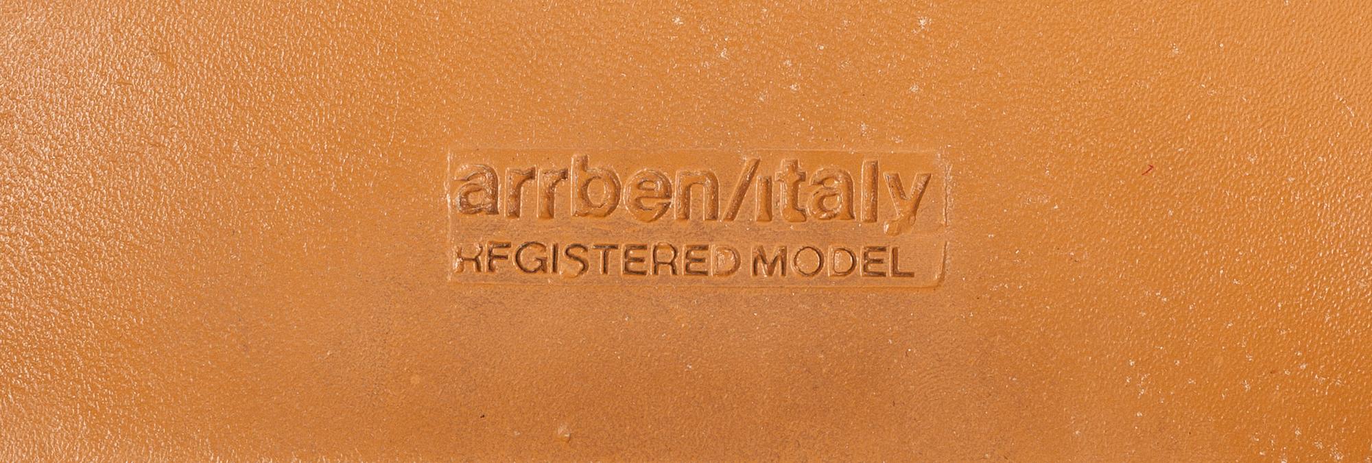 KARMSTOLAR, ett par, Arrben, Italien, stämpelmärkta, 1900-talets slut.