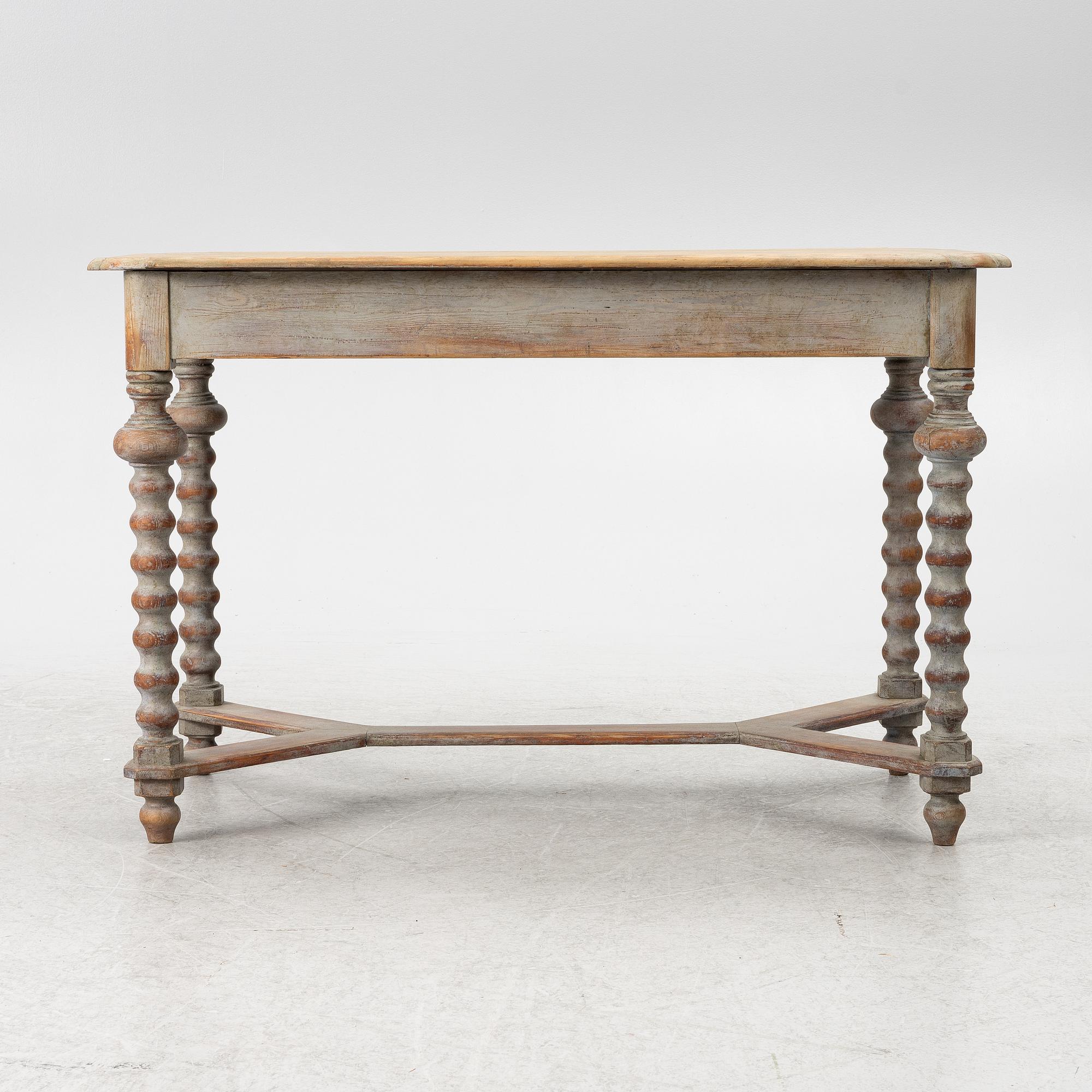 Bord, barockstil, 1800-tal.