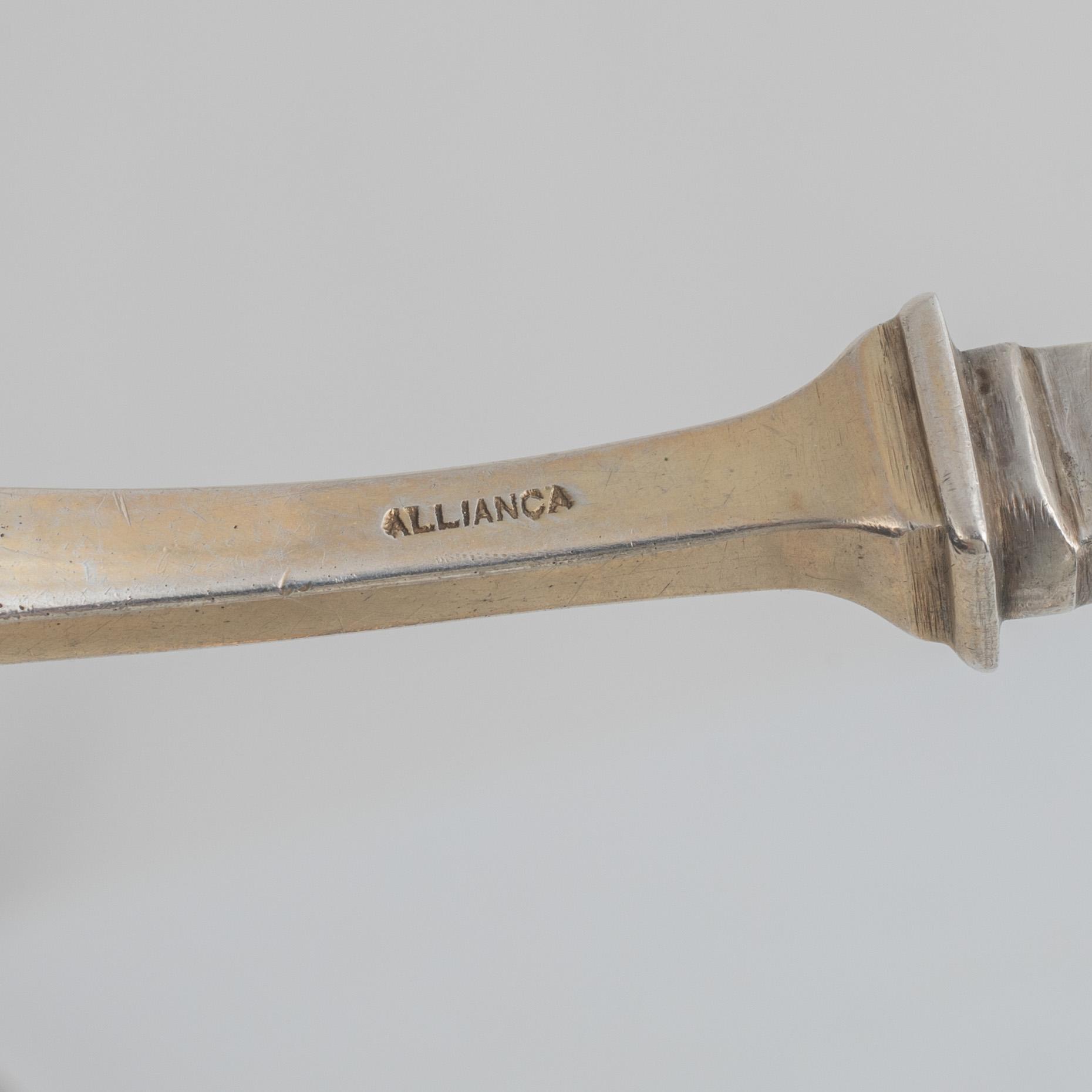 Bestickservis, 143 delar, silver, Portugal, efter 1933, silver 833.