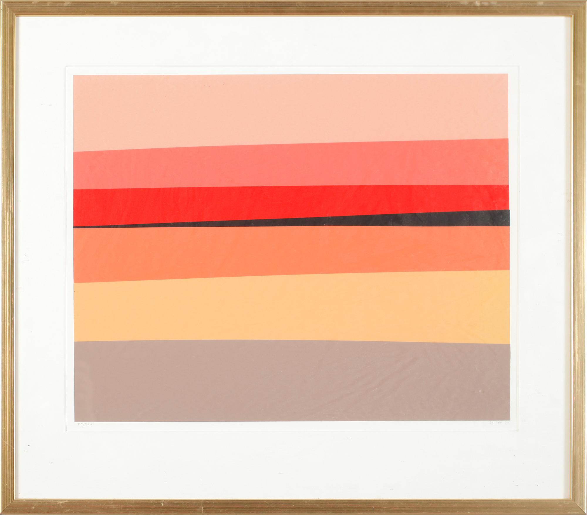 BIRGER STRÅÅT, färglitografi, signerad och daterad -88, numrerad 139/220.