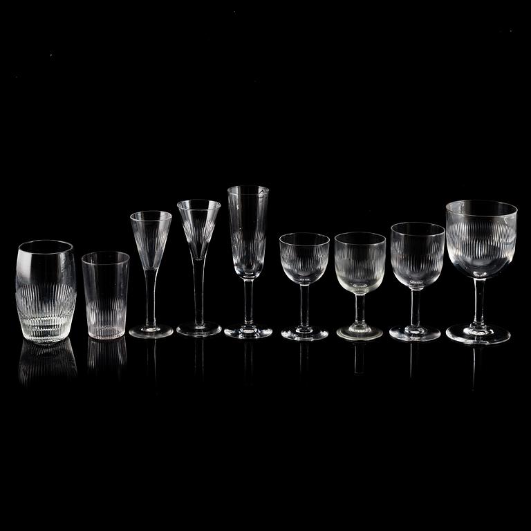 A 159 pcs 'Juno' glass service from Kosta.
