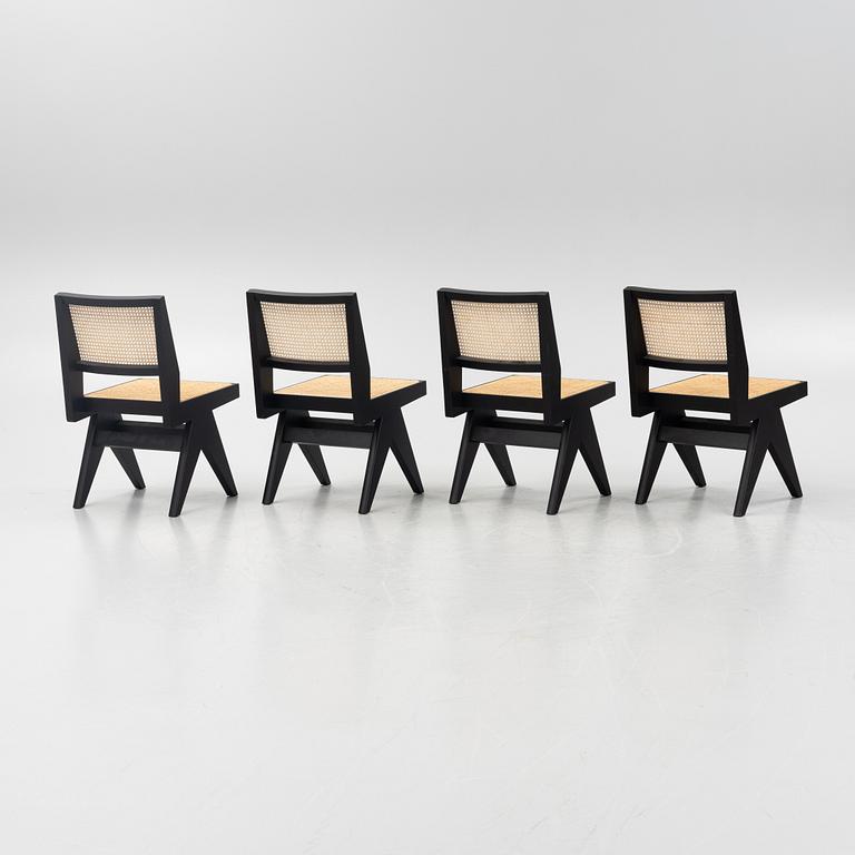 Pierre Jeanneret, stolar, 4 st, "055 Capitol Complex Chair", Cassina.