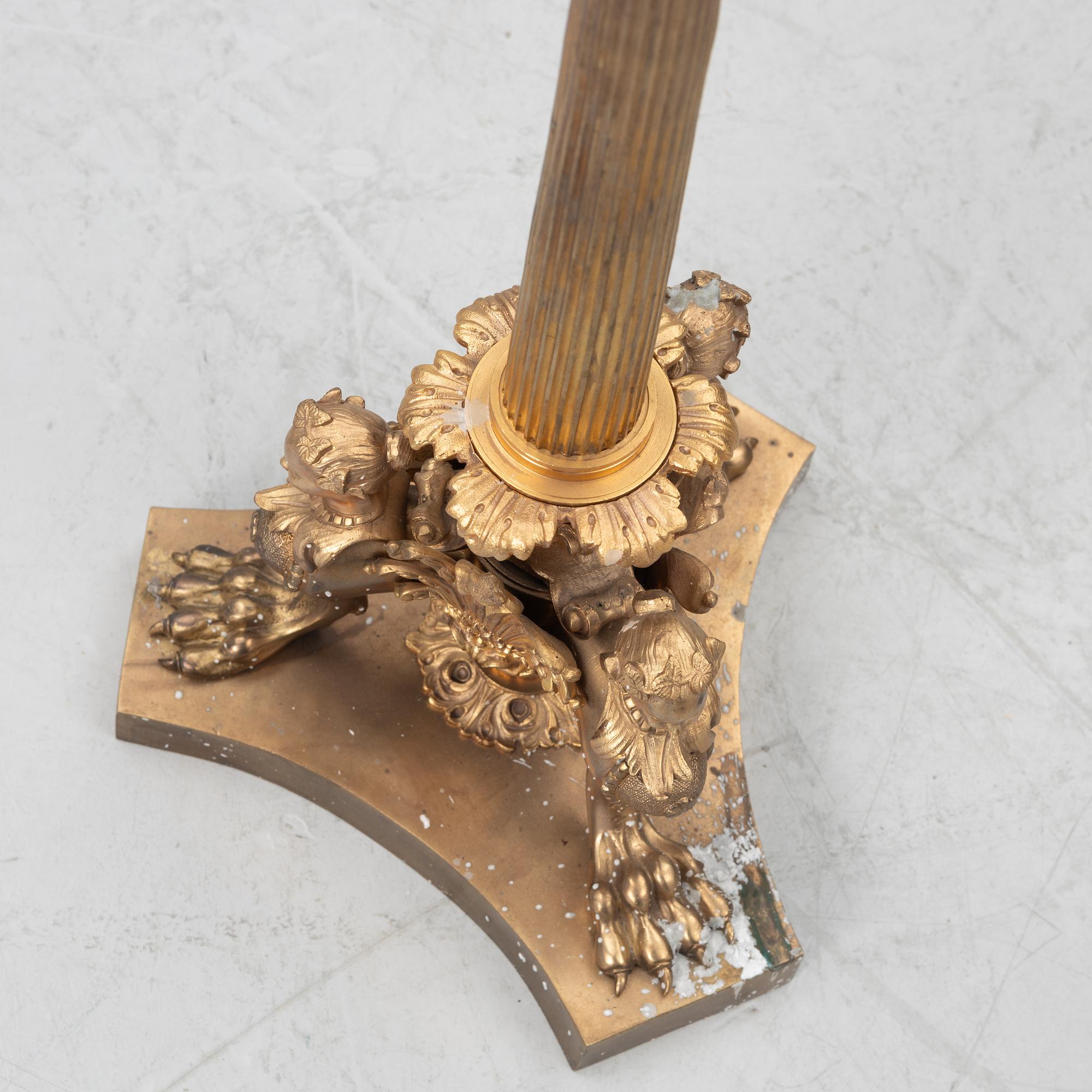 Kandelabrar, ett par, empirestil, 1900-tal.