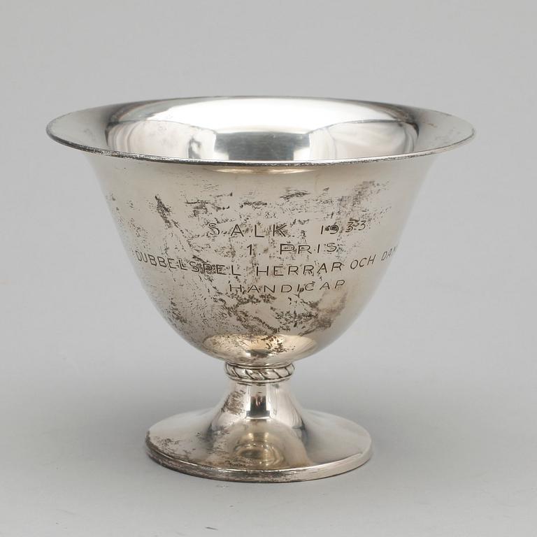 PARTI  SILVER, 5 delar, bland annat W A Bolin, Stockholm, 1929. Vikt ca 350 gram.