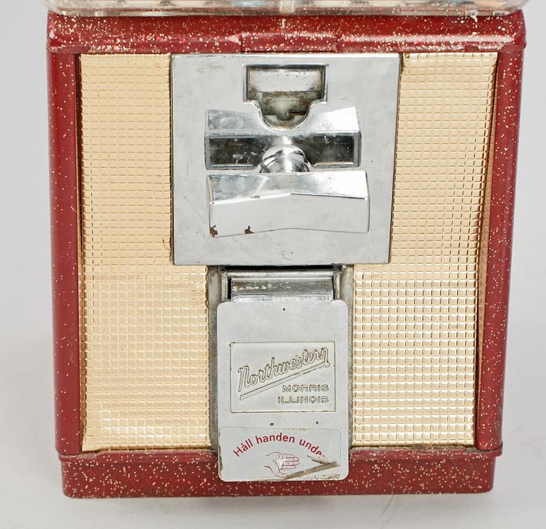 TUGGUMMIAUTOMAT, "Northwester MORRIS ILLINOIS", troligen 1960-tal.