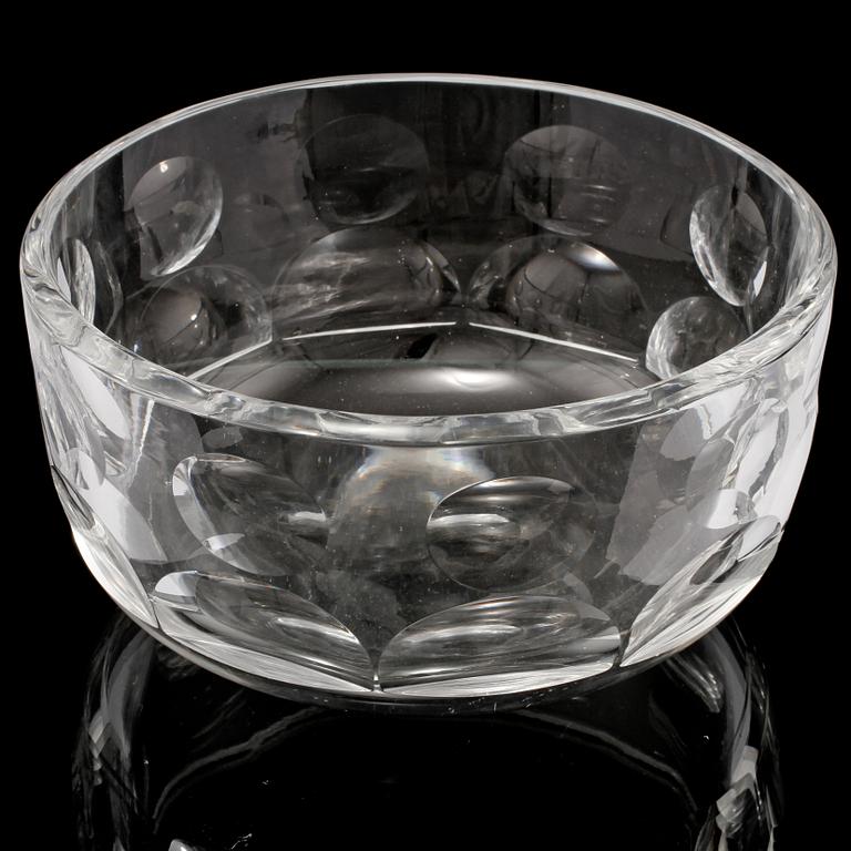 SKÅL, glas, Ingeborg Lundin, Orrefors, 1900-talets andra hälft.