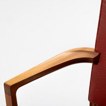 Kaare Klint, Armchair, “The Red Chair”, model 3758A, probably Rud Rasmussen’s Snedkerier, Denmark.