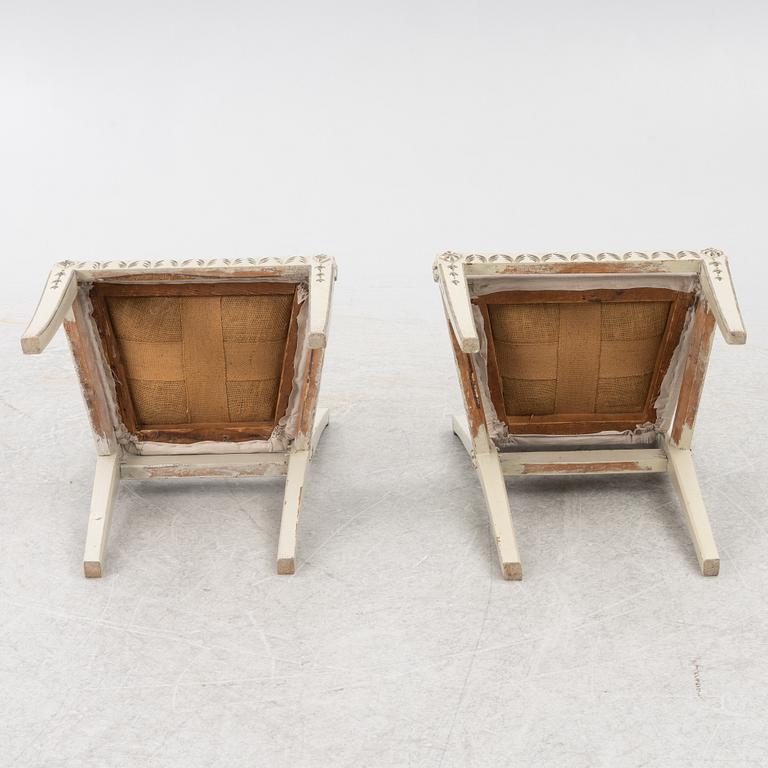 Four chairs. Early 19th century.