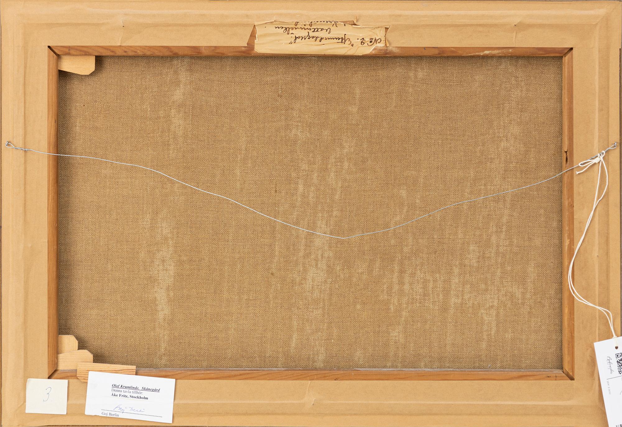 Olof Krumlinde, "Eftermiddagsssol" (Vattenmöllan).