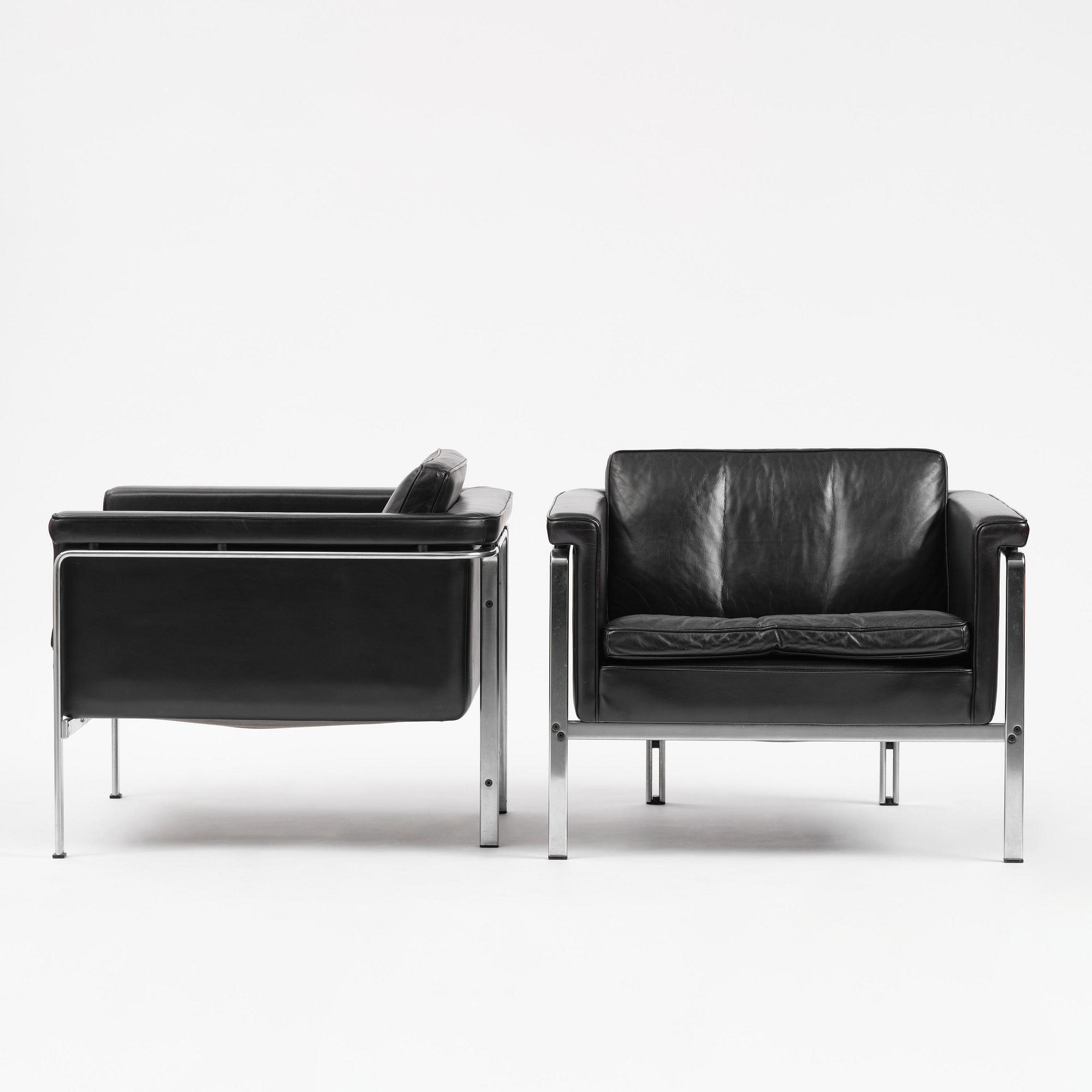 Horst Brüning, fåtöljer, ett par, Alfred Kill International, Tyskland, 1960-70-tal.