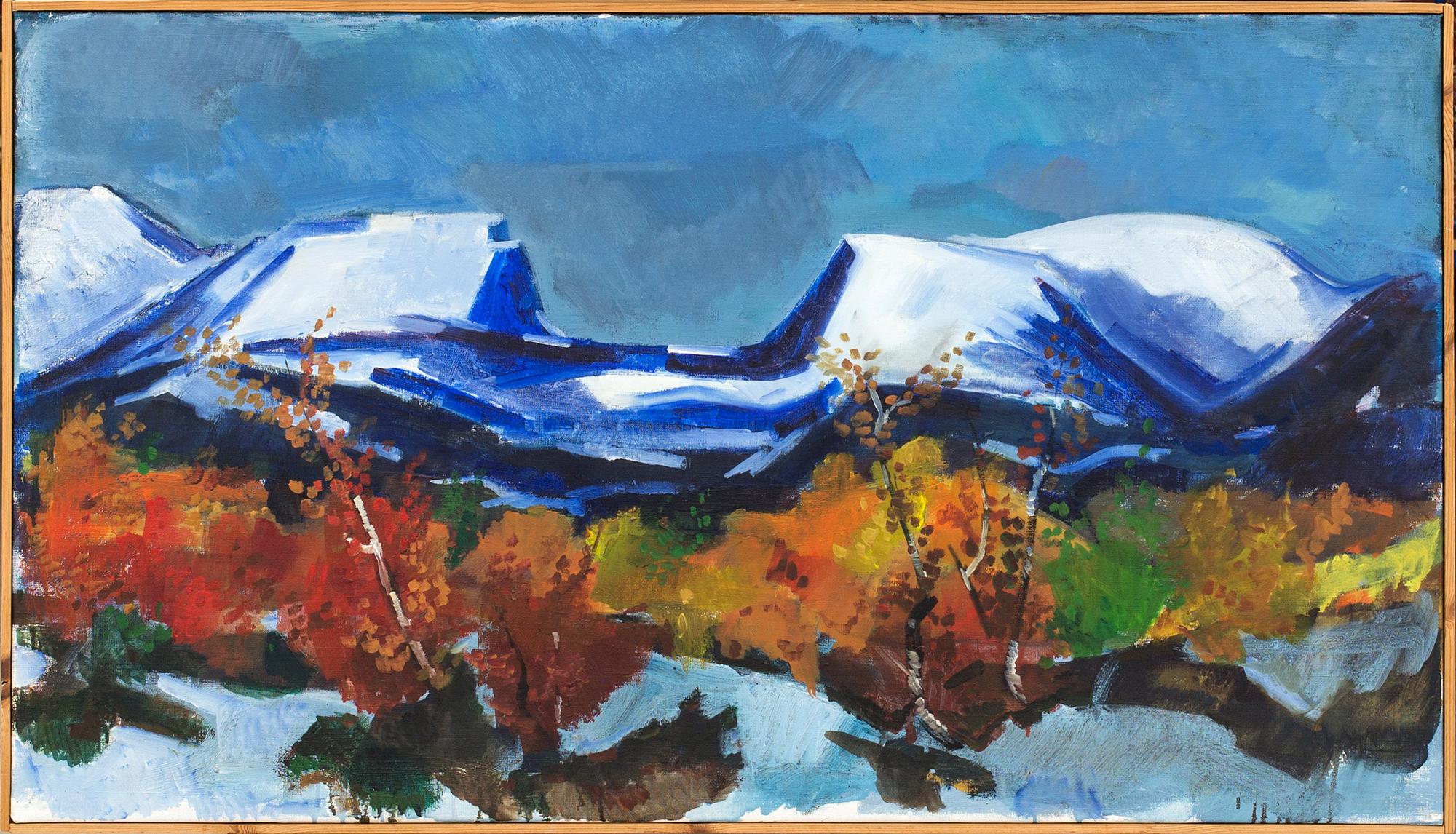 STYRBJÖRN LEANDER-ENGSTRÖM, signed painting.