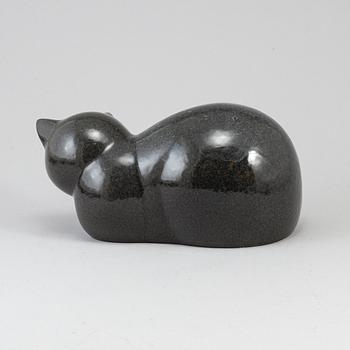 LISA LARSON, figurin, stengods, "Moses", Gustavsberg, signerad.