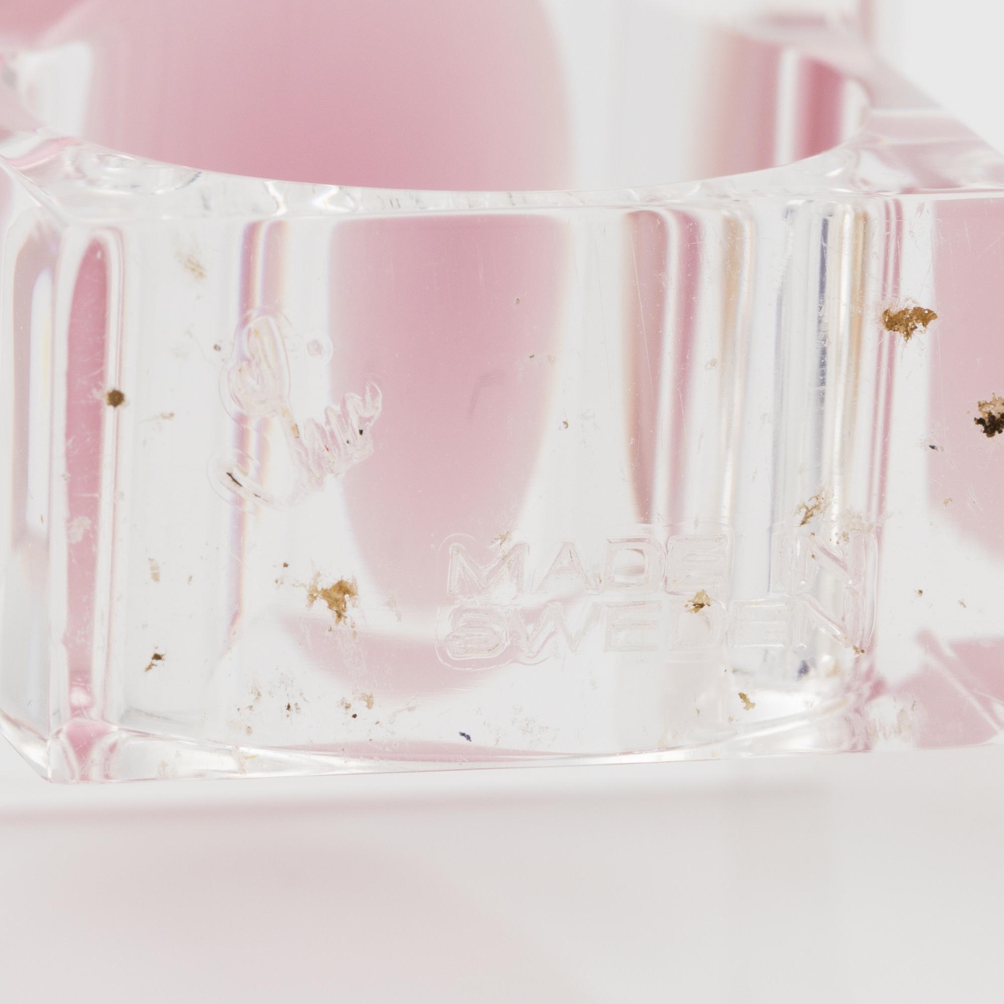 Siv Lagerström, three rings, acrylic plastic, 1970s.