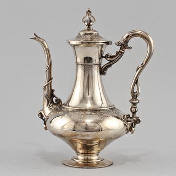 KANNA, silver, C. Tengstedt & Son, Göteborg, 1866. Vikt 820 g.