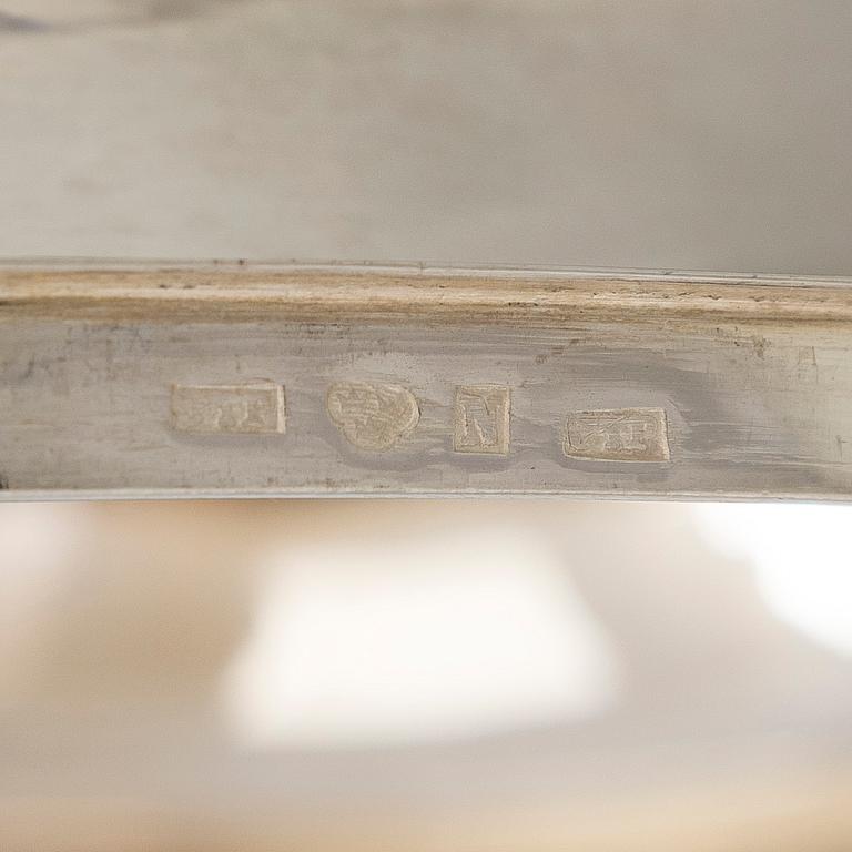 A Neo-Rococo silver bowl, maker's mark of Johan Theodor Palmgren, Norrköping, Sweden 1861. .