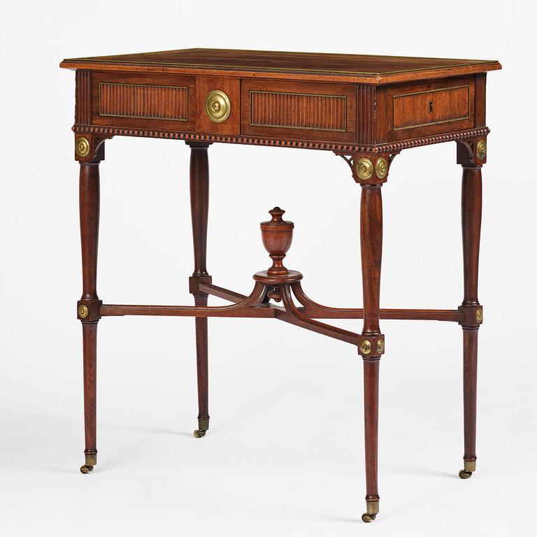 Bord, av Gottlieb Iwersson (mästare i Stockholm 1778-1813), signerat och daterat 1794, Sengustavianskt.