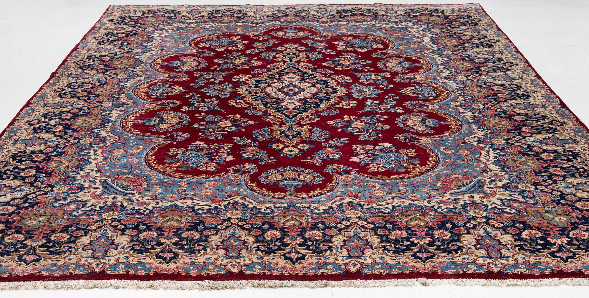 Carpet, Kirman, approx. 420 x 300 cm.